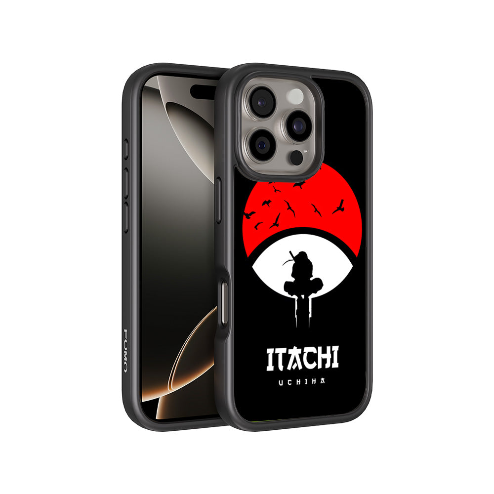 Itachi Uchiha The Clan Killer 3D Skin with Shockguard Armour Magsafe Case for Apple iPhone 16 Pro