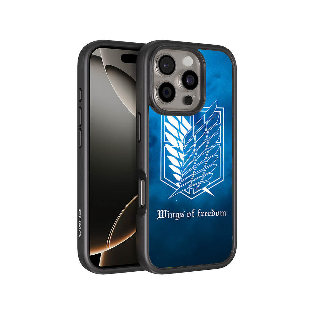 Scouting Legion AOT 3D Skin with Shockguard Armour Magsafe Case for Apple iPhone 16 Pro