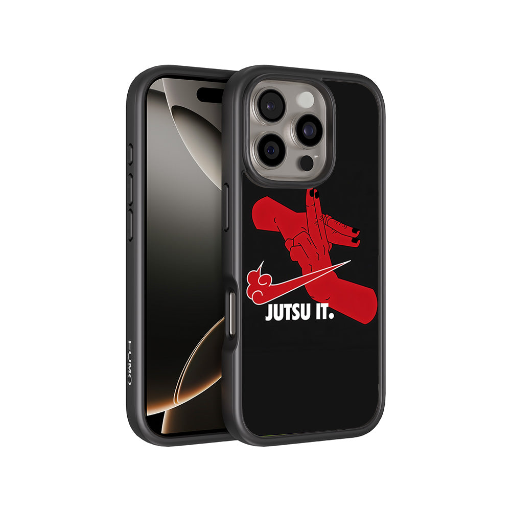 Just Jutsu It 3D Skin with Shockguard Armour Magsafe Case for Apple iPhone 16 Pro