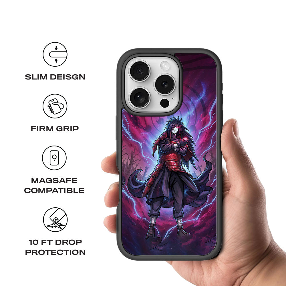 Madara Eternal Shinobi Anime 3D Skin with Shockguard Armour Magsafe Case for Apple iPhone 16 Pro