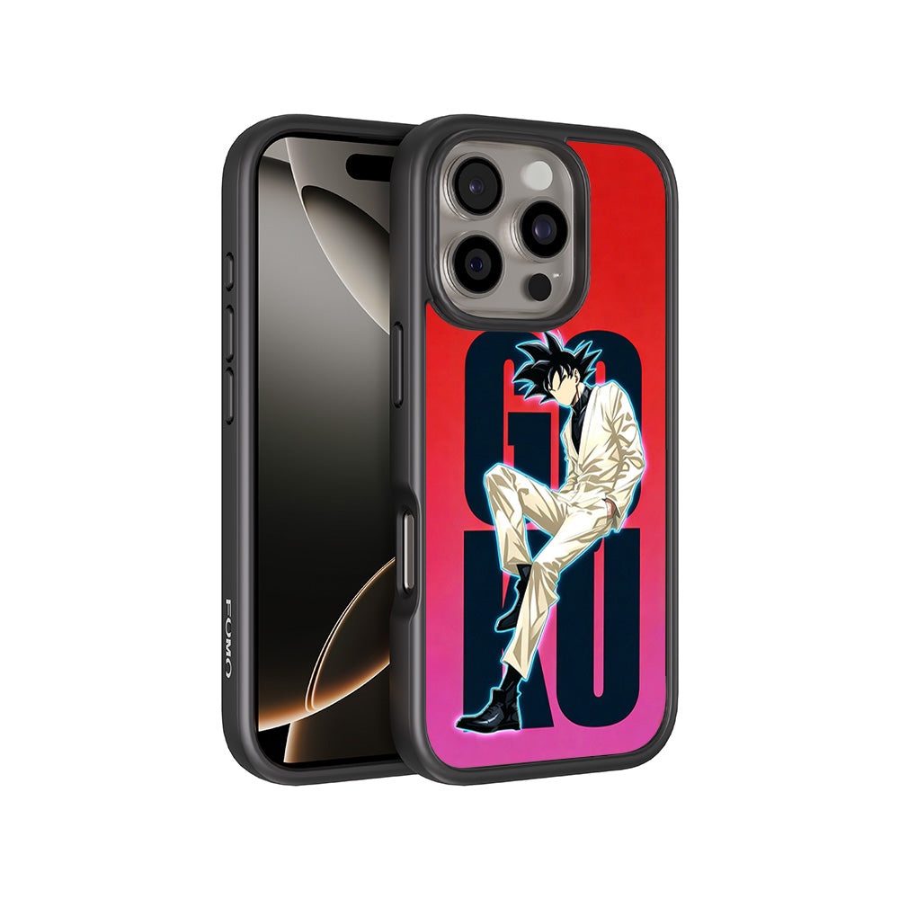 Goku Streetwear Aura 3D Skin with Shockguard Armour Magsafe Case for Apple iPhone 16 Pro Max