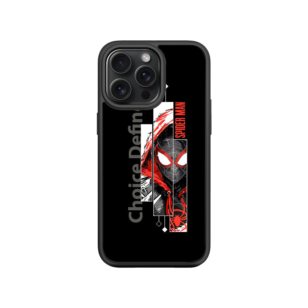 Spiderman Choices Defines Skin with Shockguard Armour Magsafe Case for Apple iPhone 15 Pro Max