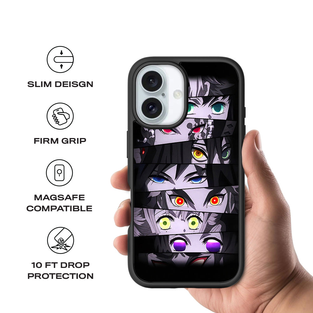 Demon Eyes Awakening Skin with Shockguard Armour Magsafe Case for Apple iPhone 16