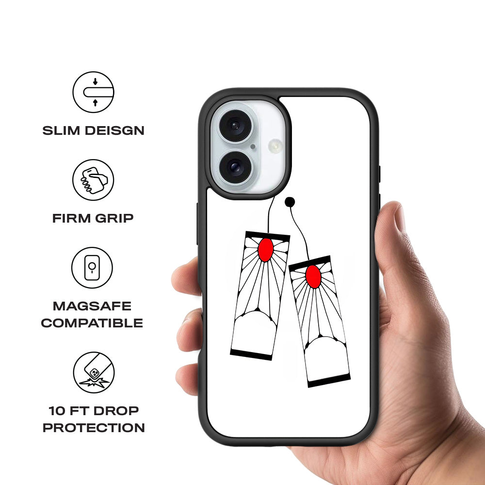 Tanjiro Hanafuda Skin with Shockguard Armour Magsafe Case for Apple iPhone 16 Plus