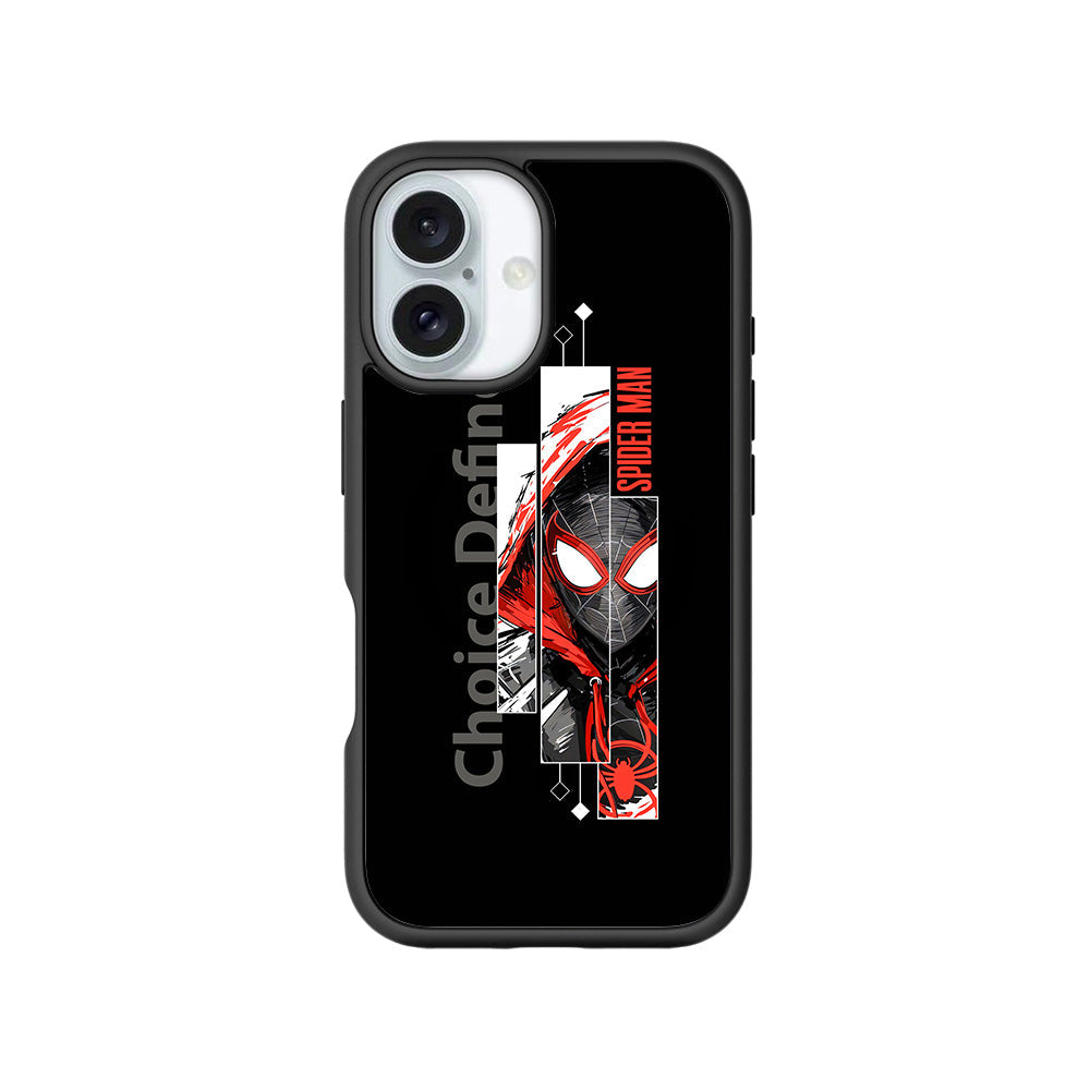 Spiderman Choices Defines Skin with Shockguard Armour Magsafe Case for Apple iPhone 16