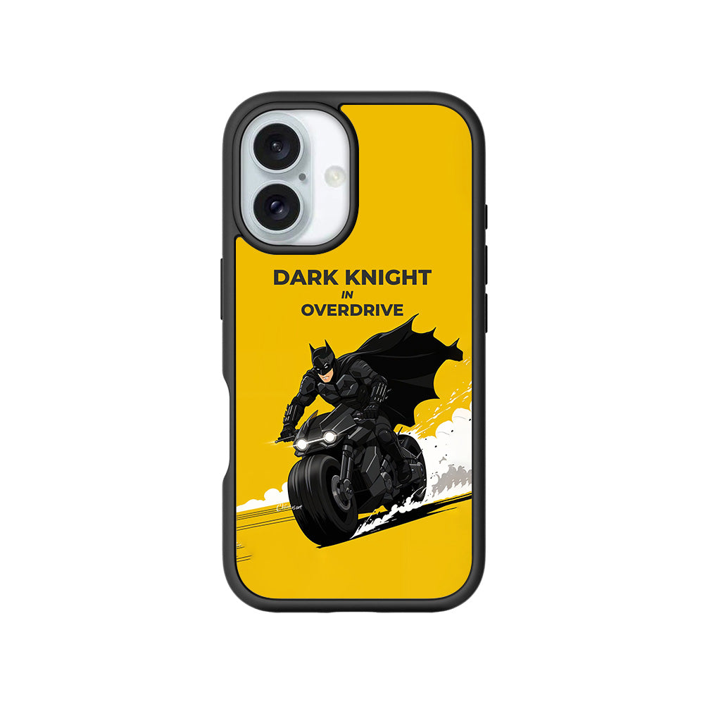 Dark Knight Overdrive Skin with Shockguard Armour Magsafe Case for Apple iPhone 16 Plus