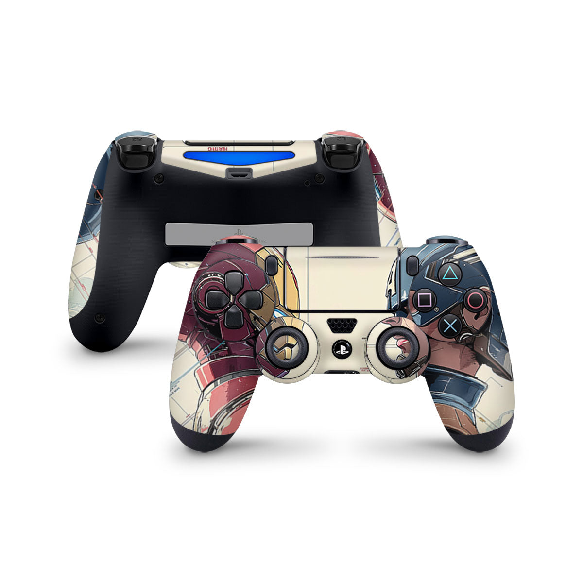 Iron Man vs Captain America PS4 Controller Skins