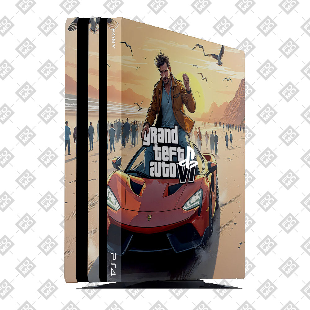 GTA VI Beach Ride PlayStation 4 Pro Skin
