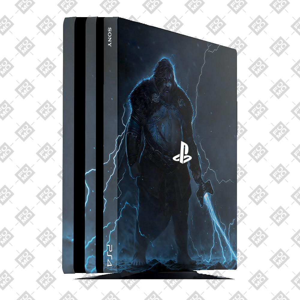 Thunderborn Thor PlayStation 4 Pro Skin