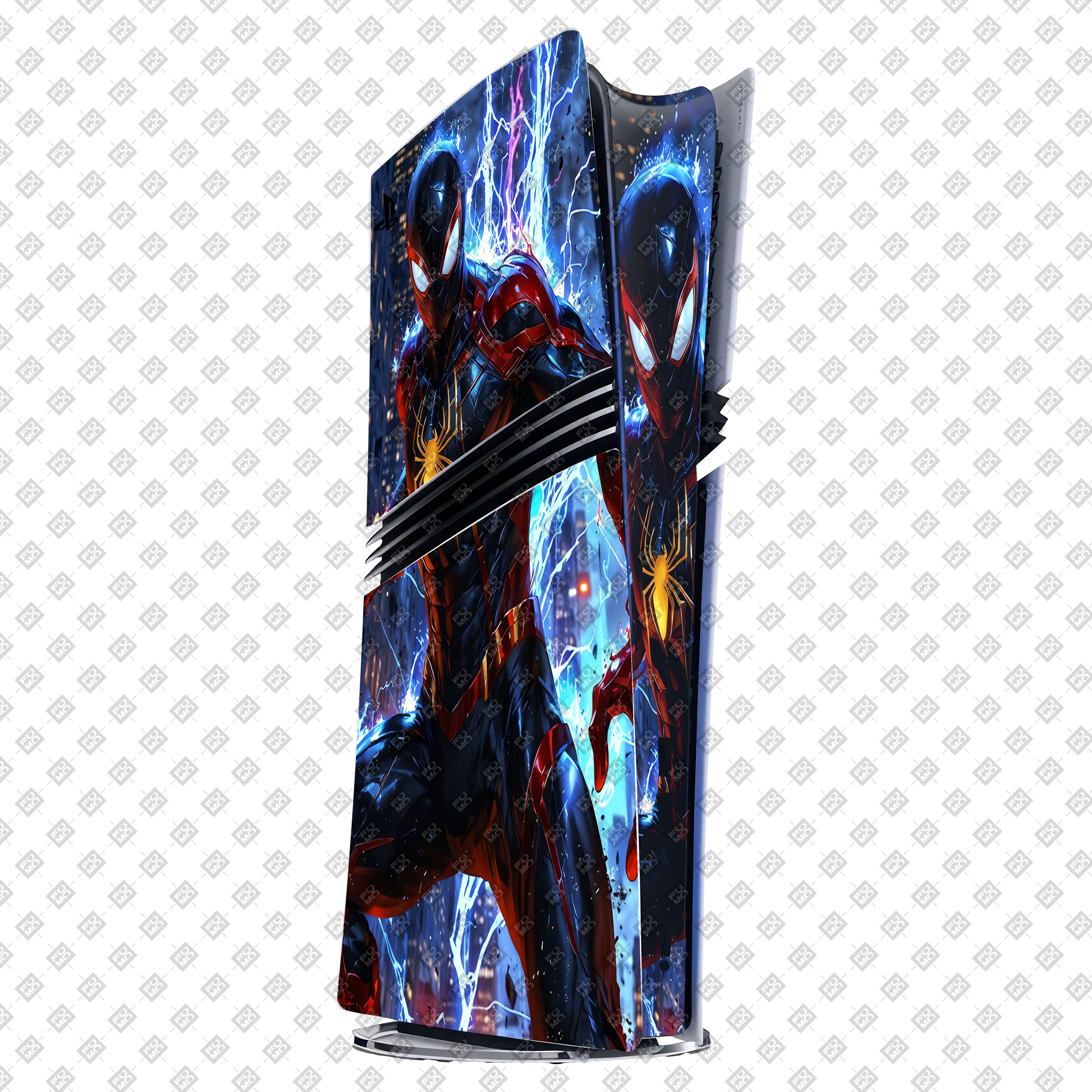Electric Spider Burst PlayStation 5 Pro Skin
