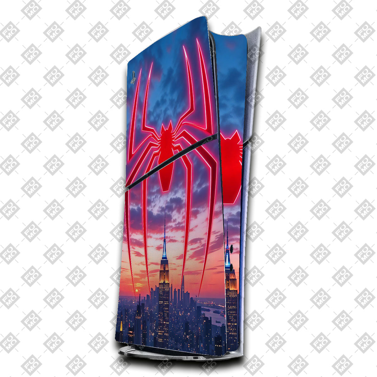Spider-Man Skyline PlayStation 5 Slim Digital Edition Skin