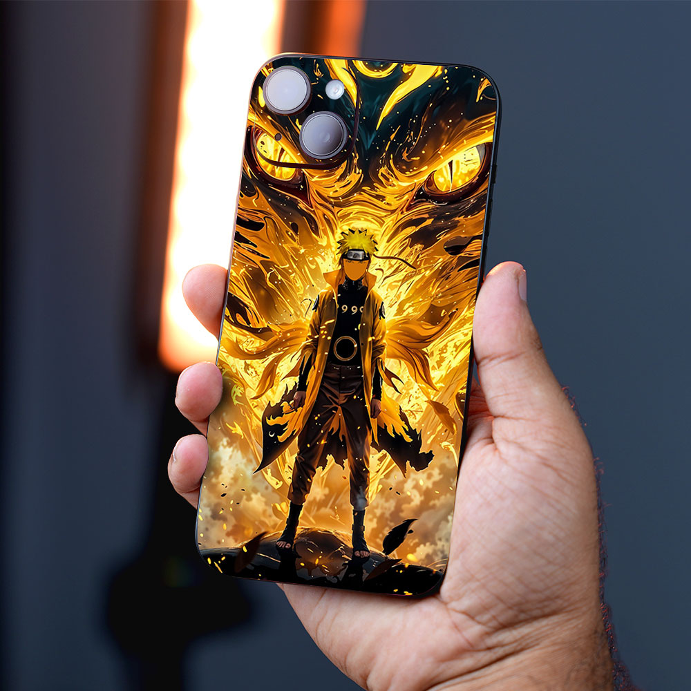 Naruto Golden Tailed Power Anime Mobile Skins