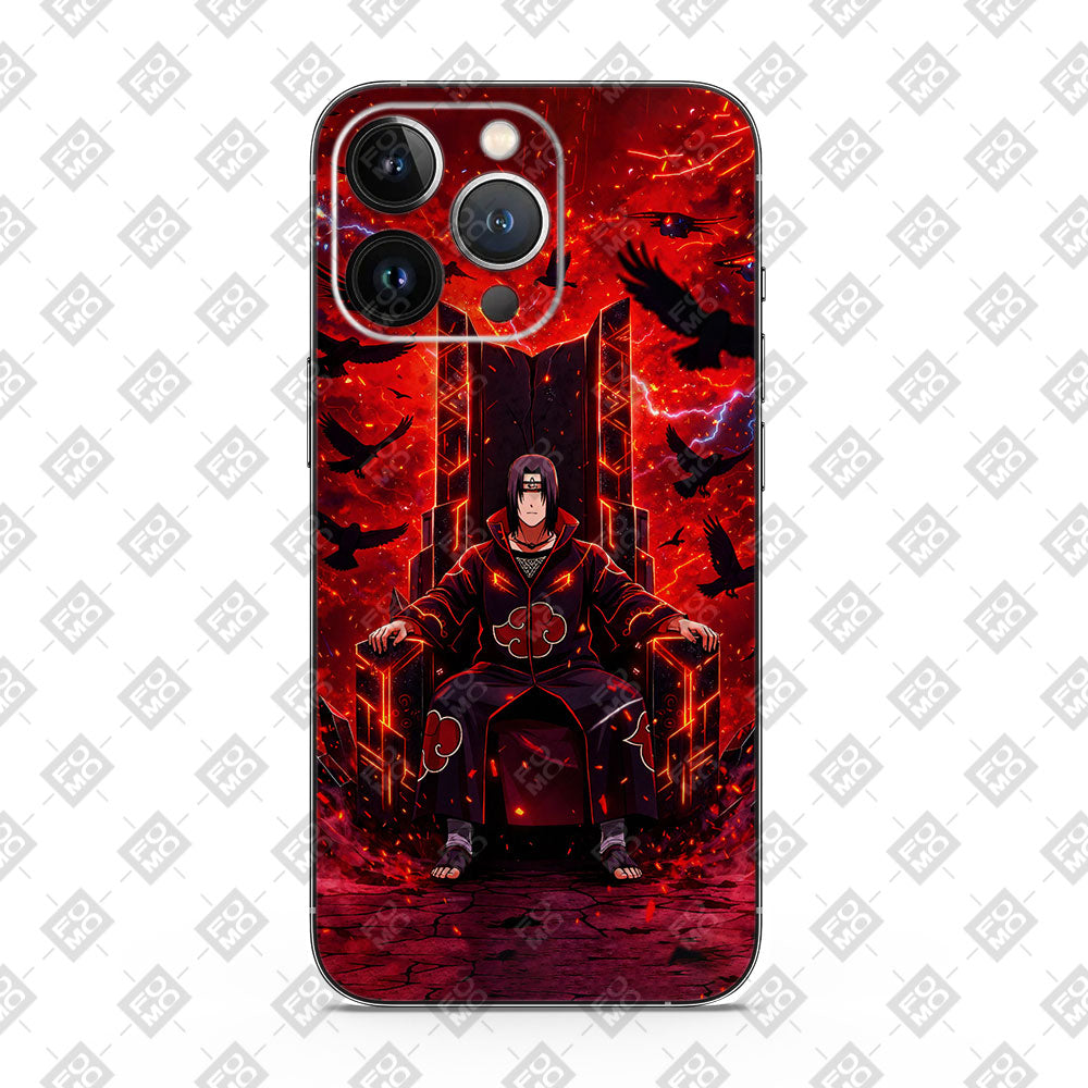 Itachi Uchiha Sitting on Throne 3D Mobile Skins