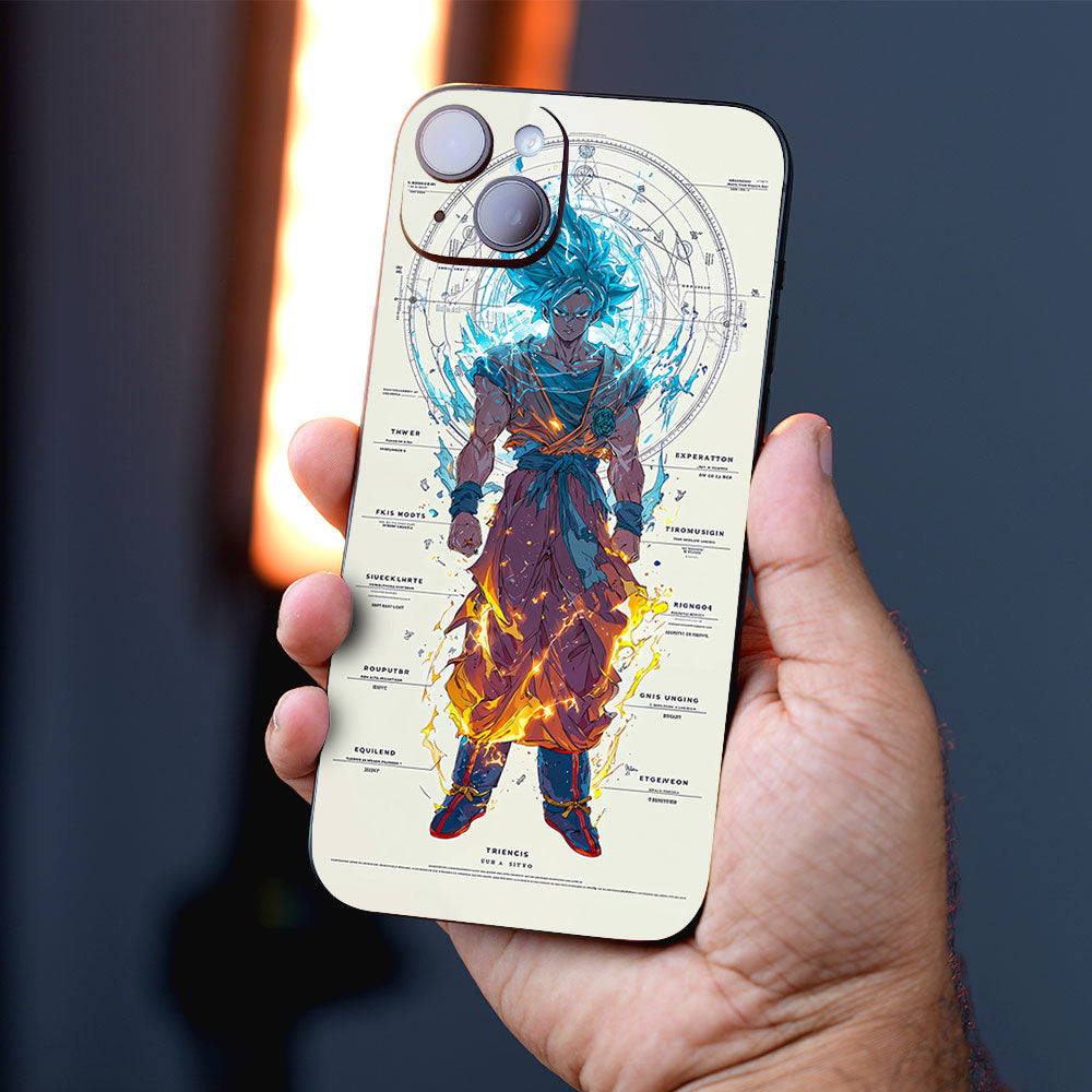 Super Saiyan Blue Aura Anime Mobile Skin
