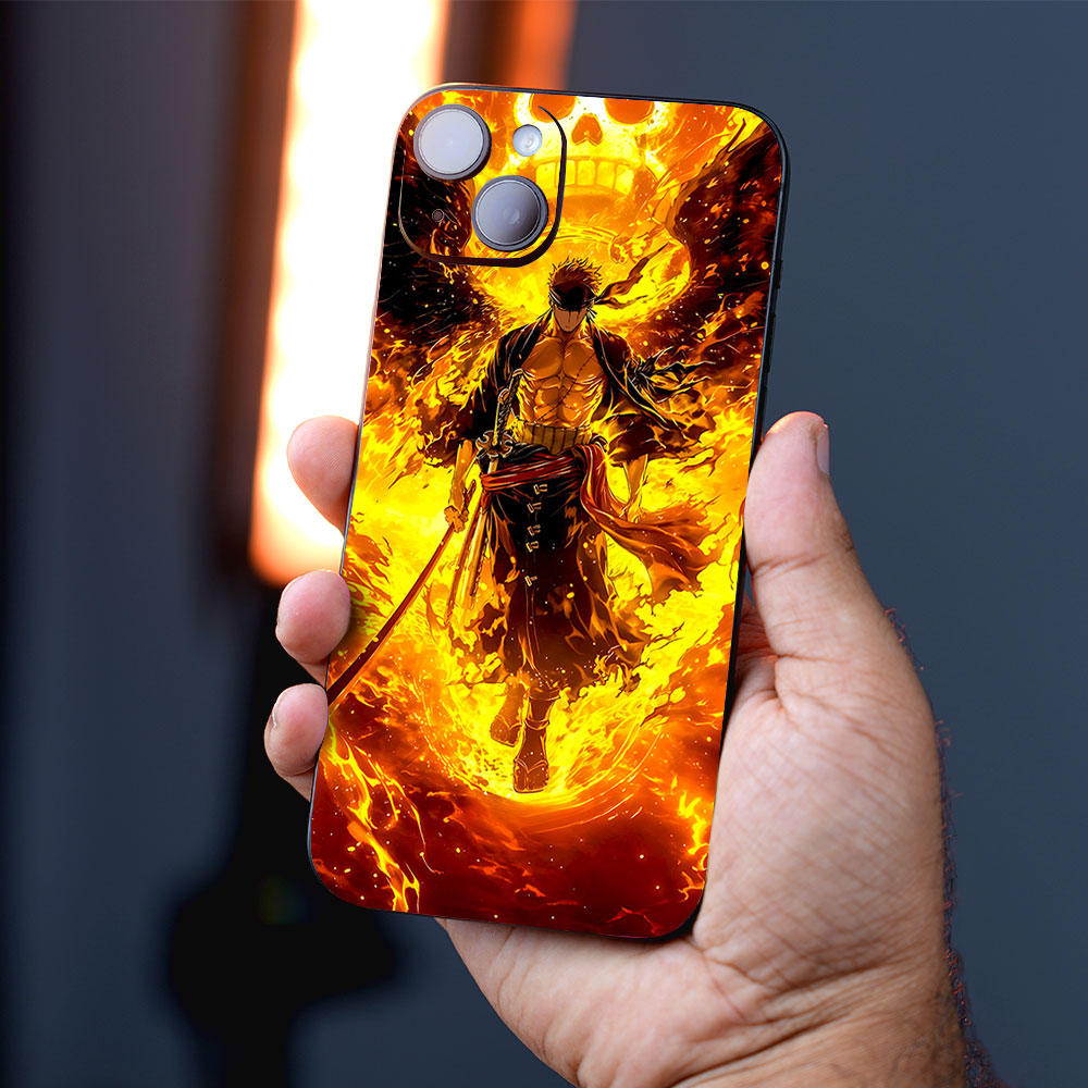 Zoro King of Flames Anime Mobile Skins