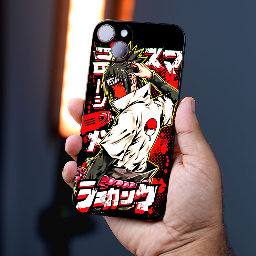 Sasuke Uchiha Crimson Shadow Anime Mobile Skins
