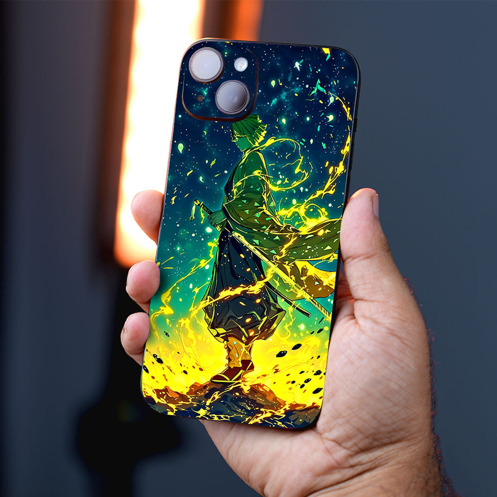Zenitsu Awakens Thunder God Anime Mobile Skins