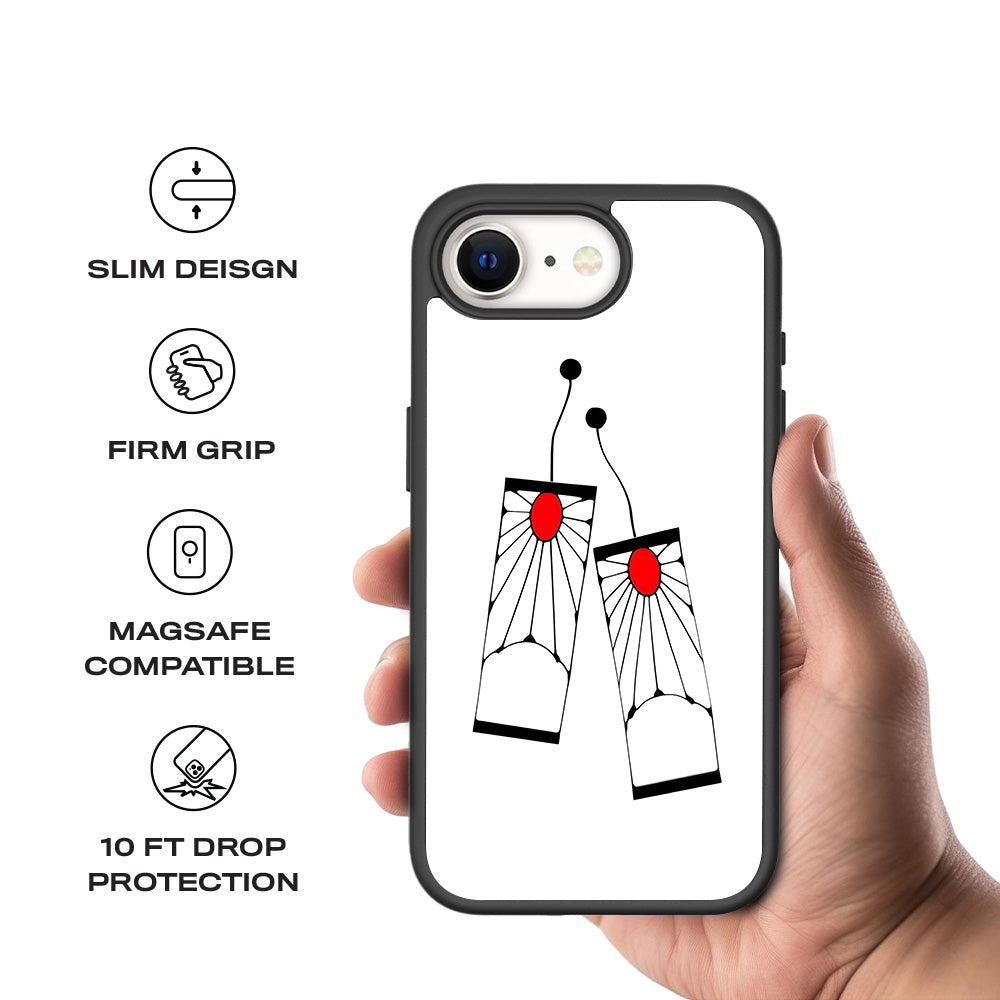 Tanjiro Hanafuda Skin with Shockguard Armour Magsafe Case for Apple iPhone 16E
