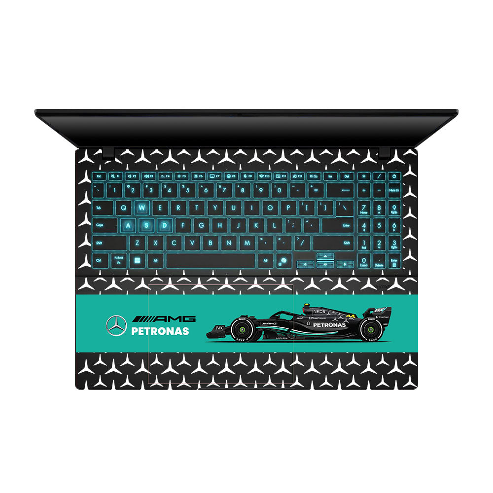 Transparent Silver Grand Prix Asus Gaming V16 V3607 Laptop Skin