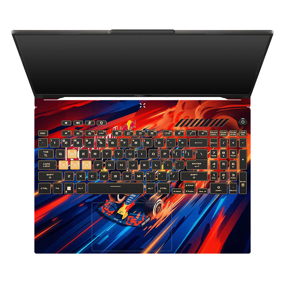 Red Bull Racing Velocity Asus TUF Gaming F16 and TUF Gaming A16 Laptop Skin