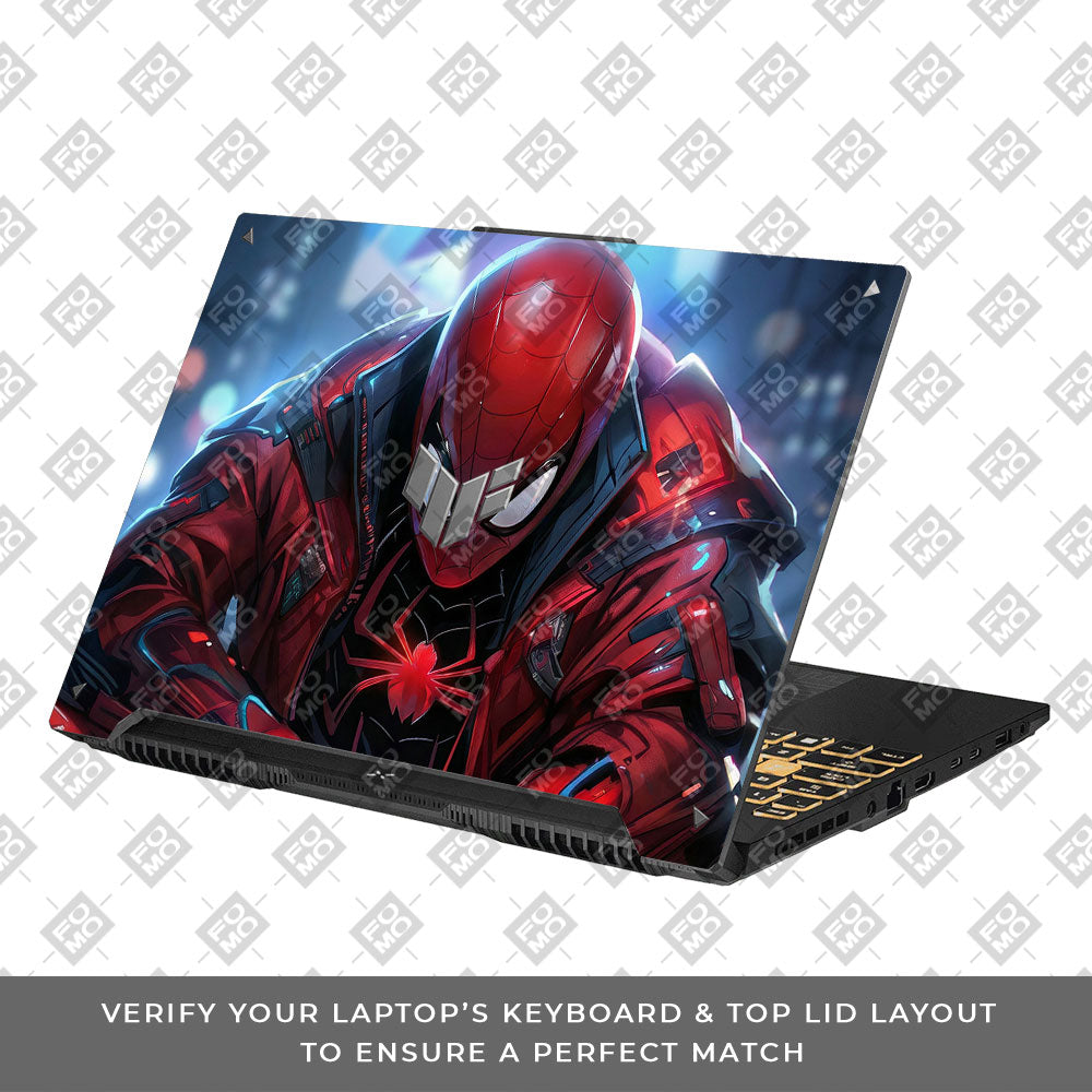 Spiderman Classic Asus TUF Gaming F16 and TUF Gaming A16 Laptop Skin