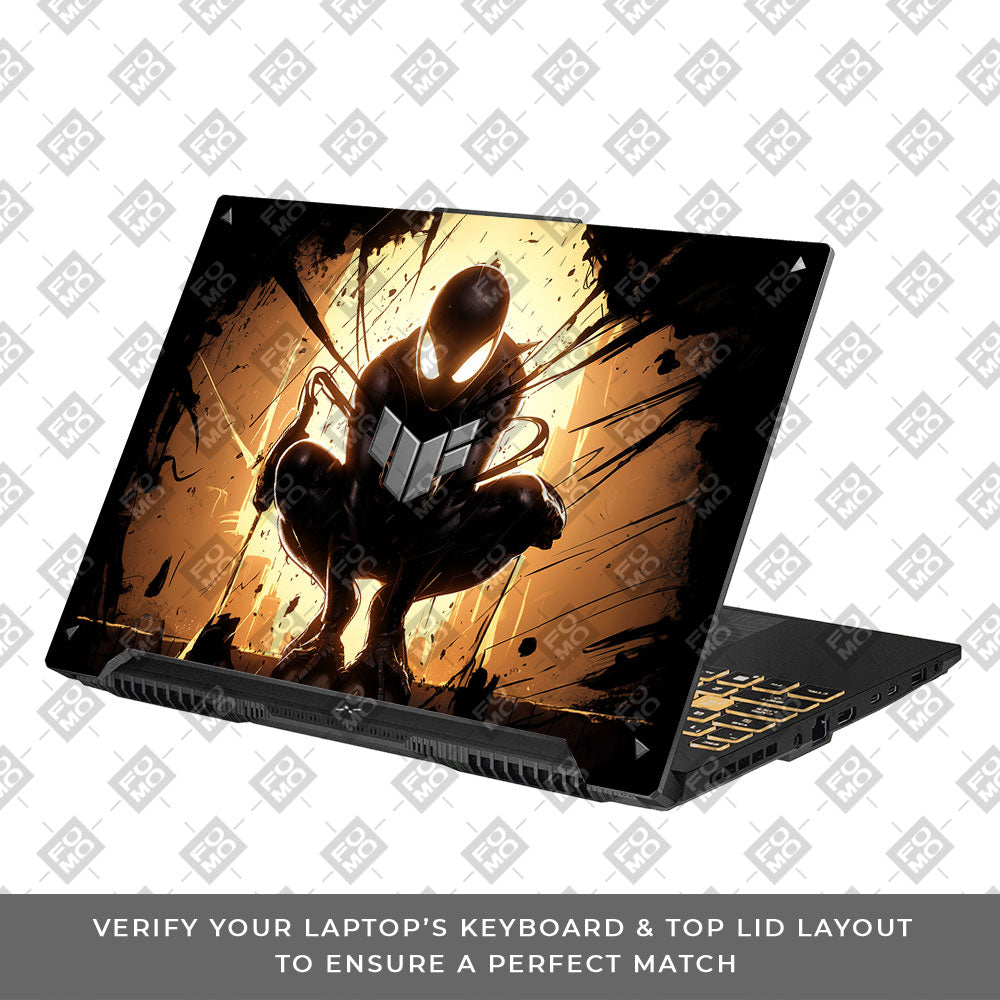 Shadow Spiderman Asus TUF Gaming F16 and TUF Gaming A16 Laptop Skin