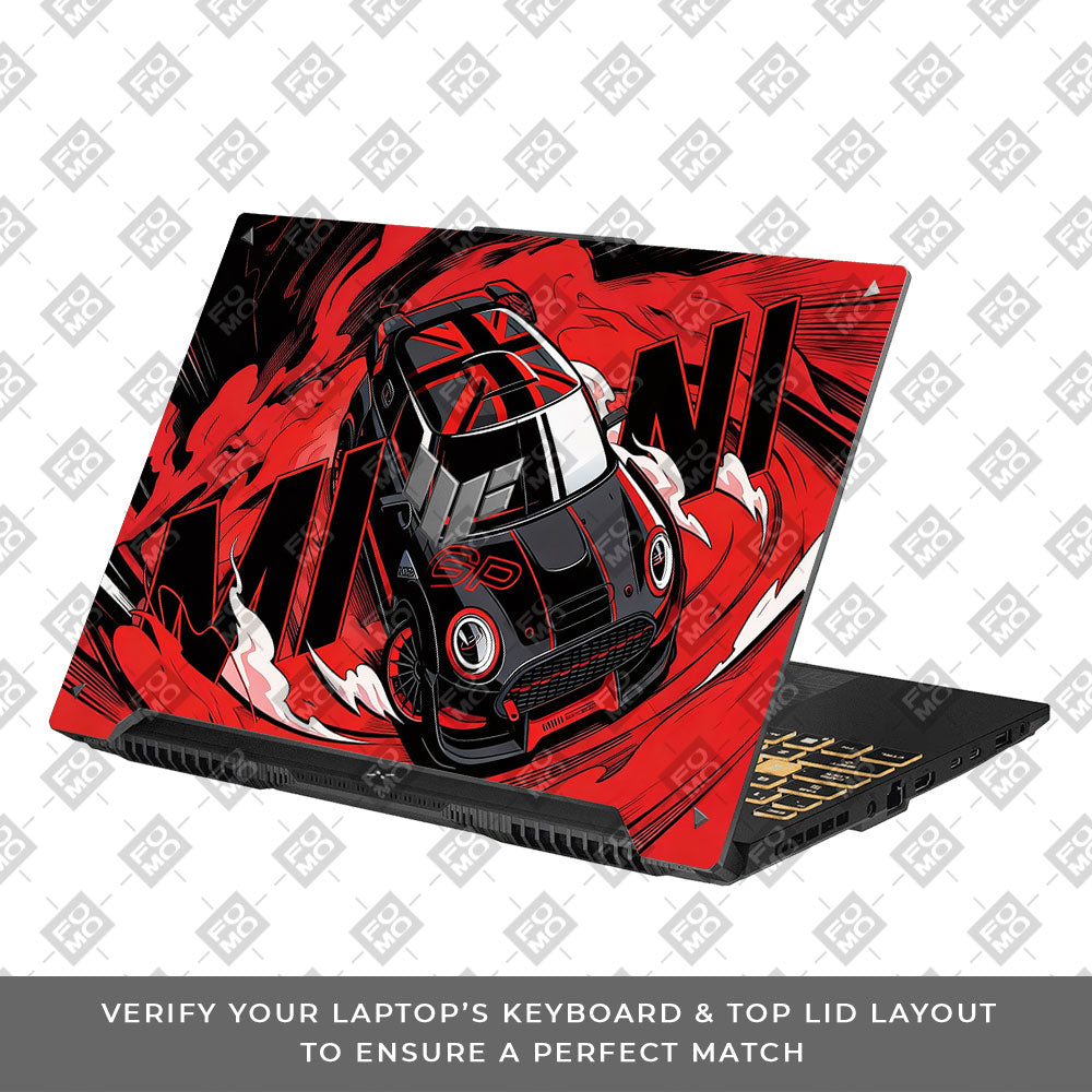 Mini Cooper Asus TUF Gaming F16 and TUF Gaming A16 Laptop Skin