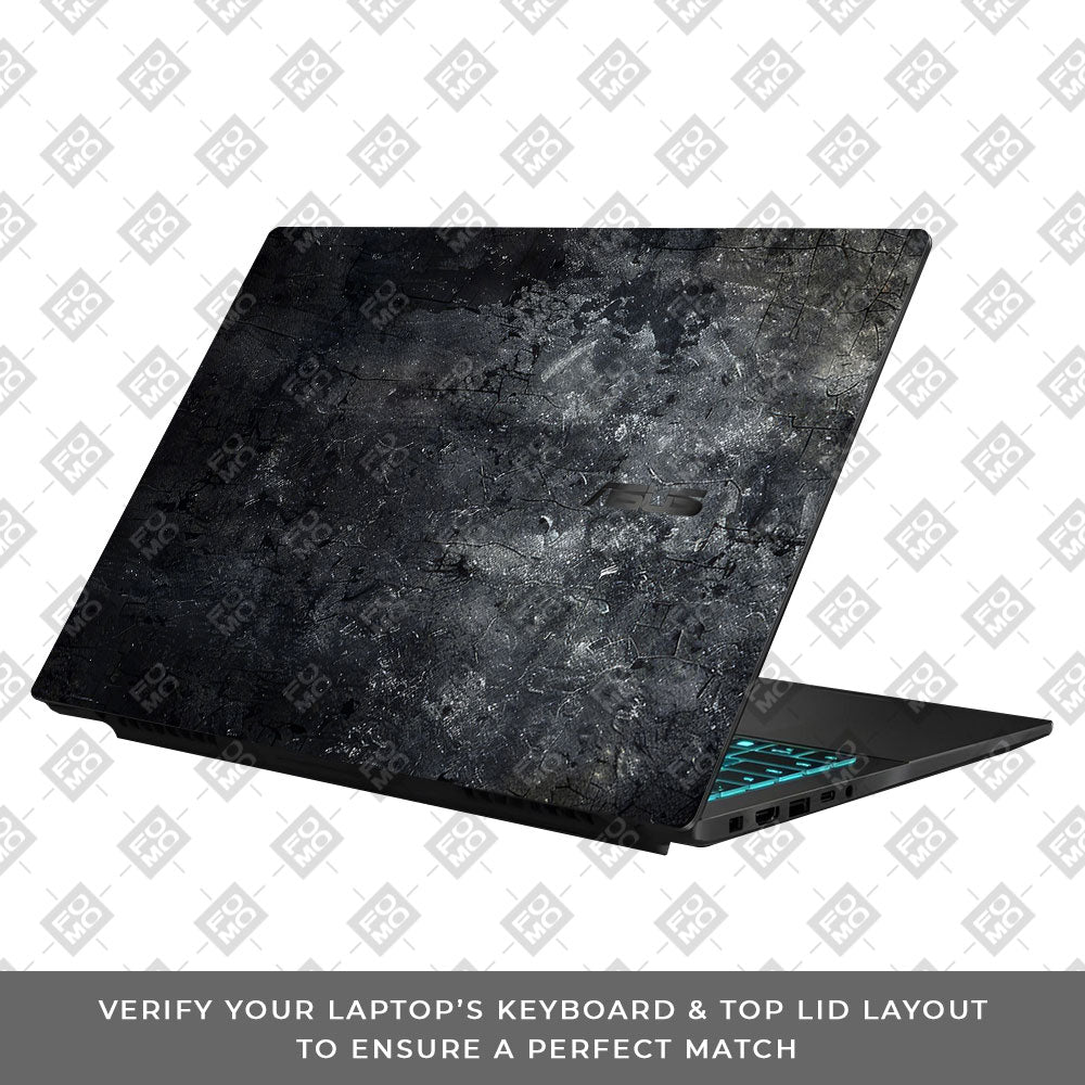Dark Slate Armor Asus Gaming V16 V3607 Laptop Skin