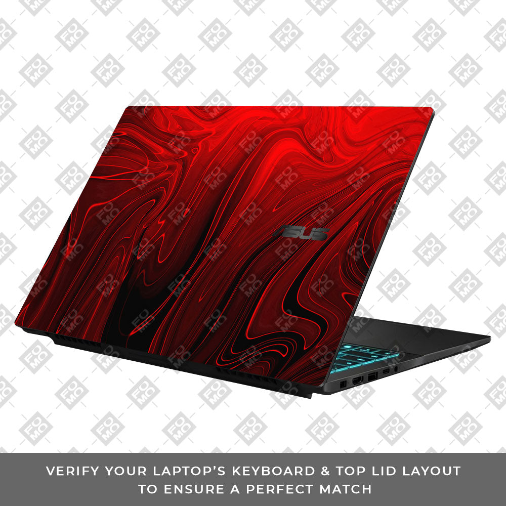 Fiery Waves Asus Gaming V16 V3607 Laptop Skin