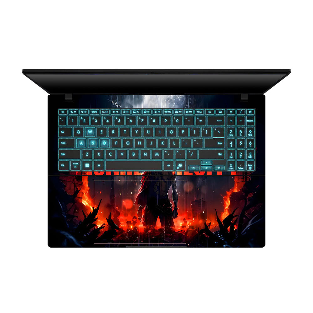Red Anime Pirate Asus Gaming V16 V3607 Laptop Skin