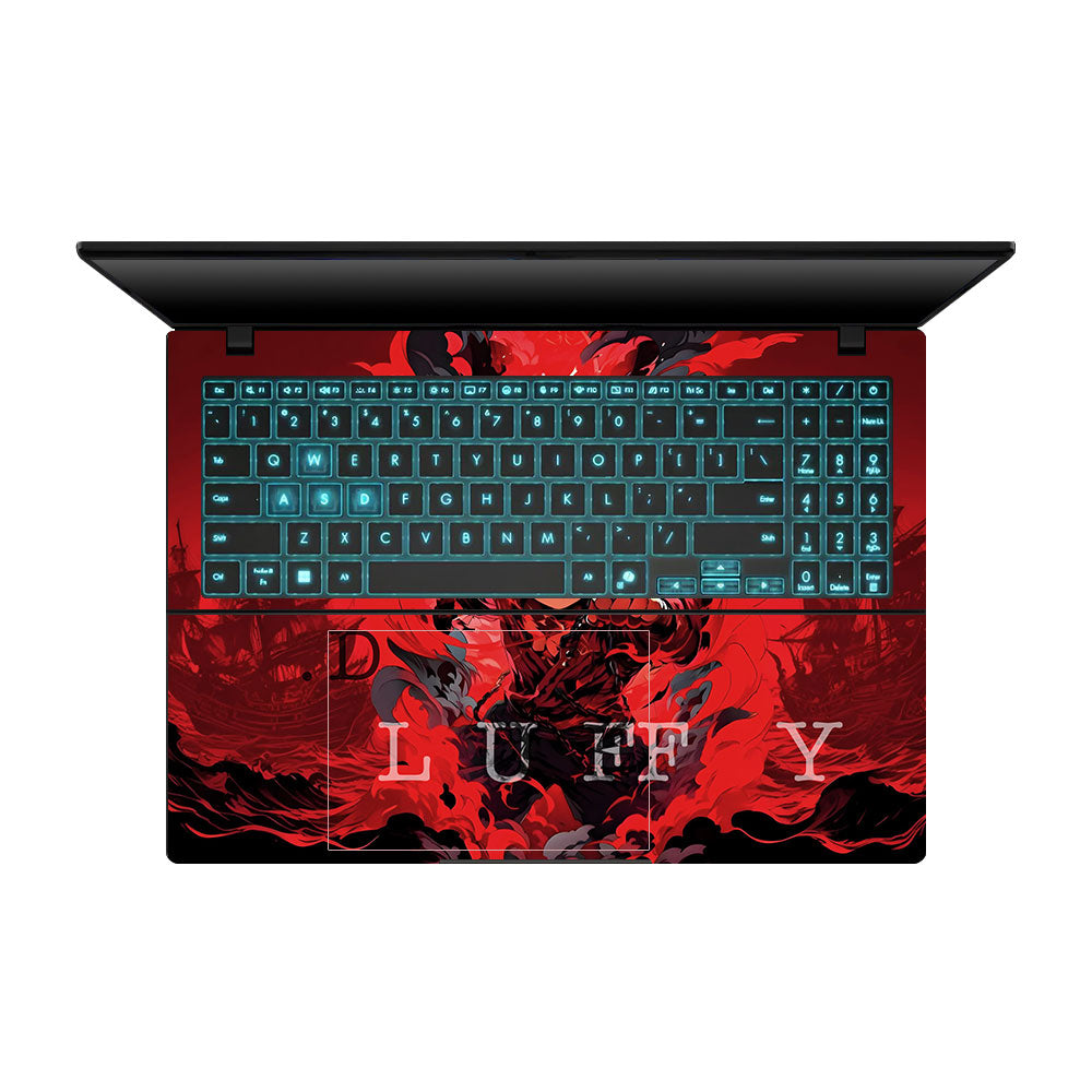 Red King Luffy Asus Gaming V16 V3607 Laptop Skin