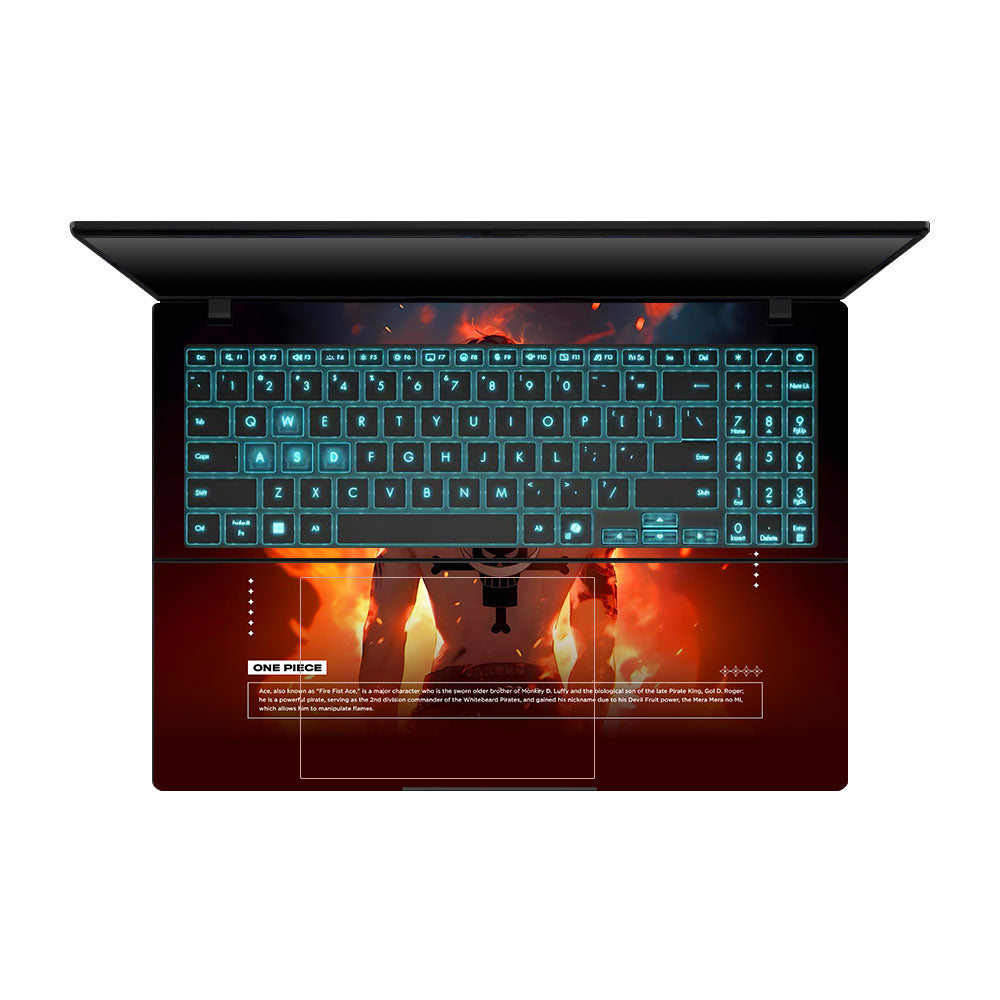 Anime Fire Pirate Asus Gaming V16 V3607 Laptop Skin