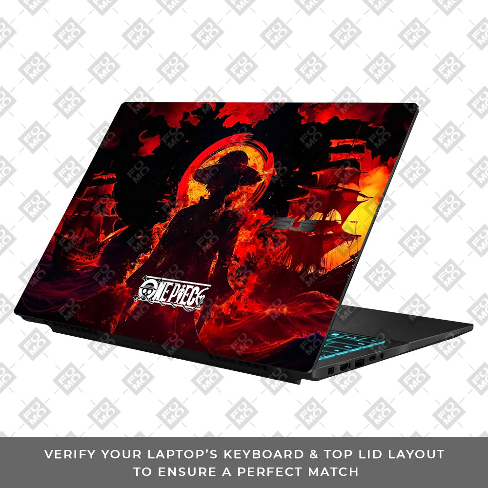 Burning Tide Pirate Asus Gaming V16 V3607 Laptop Skin