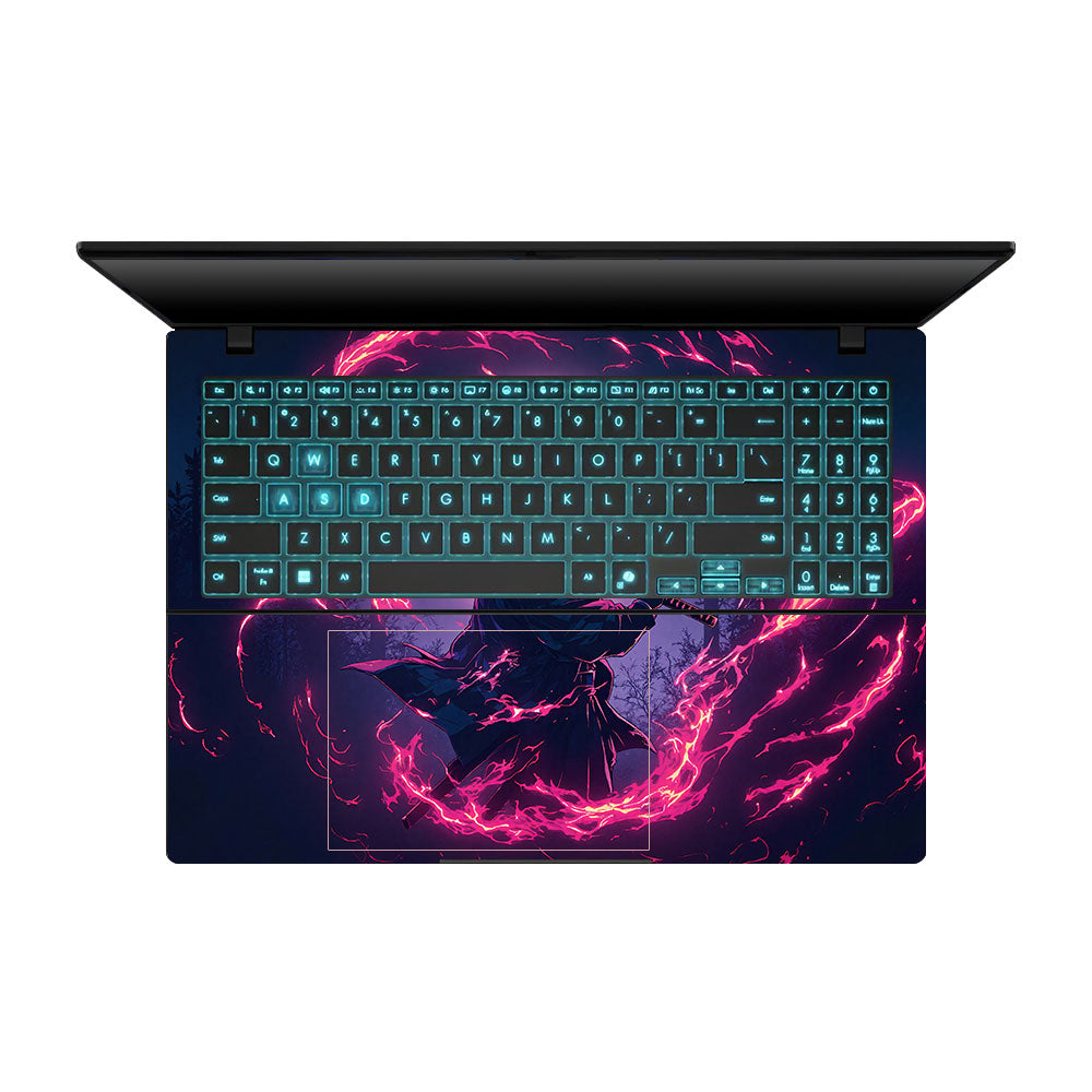 Tanjiro's Flame of Ember Asus Gaming V16 V3607 Laptop Skin
