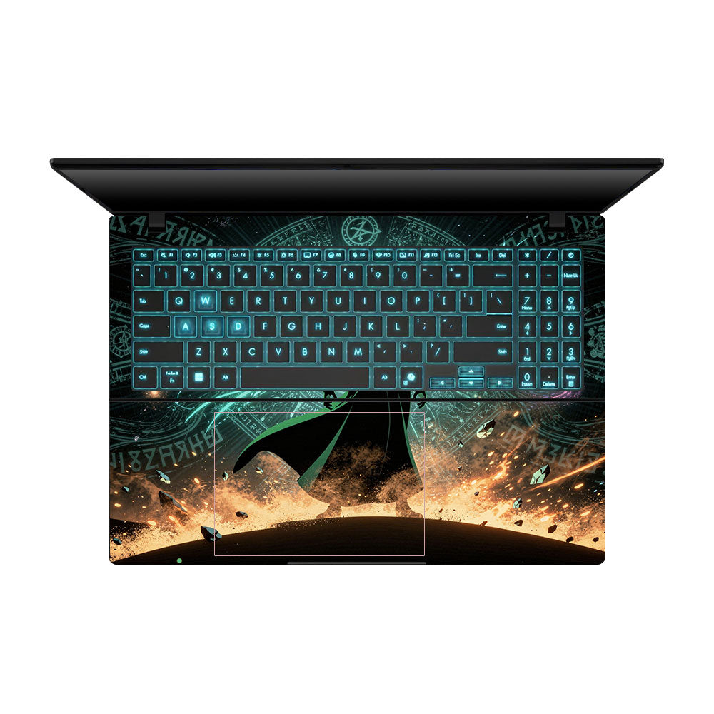 Neon Trickster God Asus Gaming V16 V3607 Laptop Skin