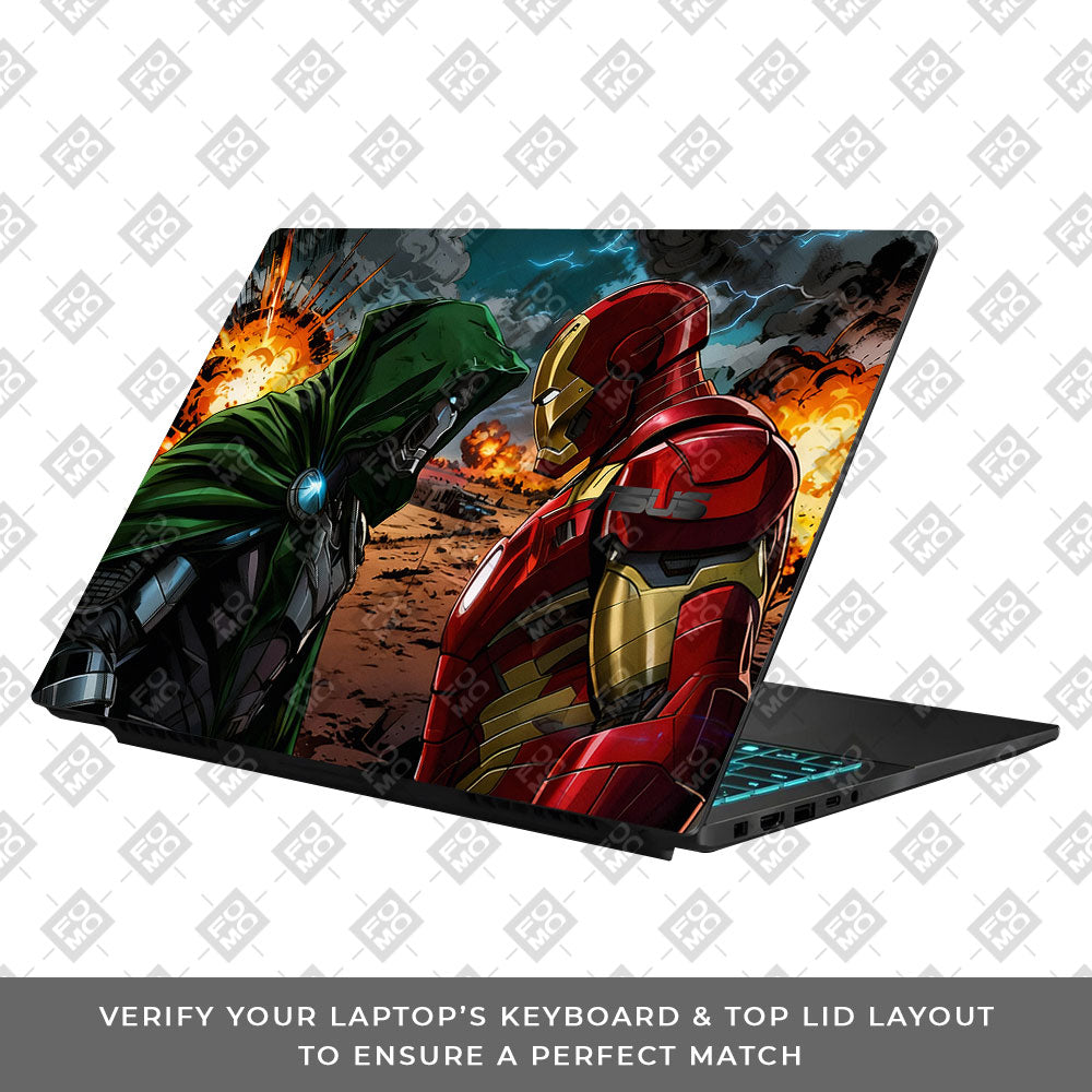 Armored Hero Showdown Asus Gaming V16 V3607 Laptop Skin