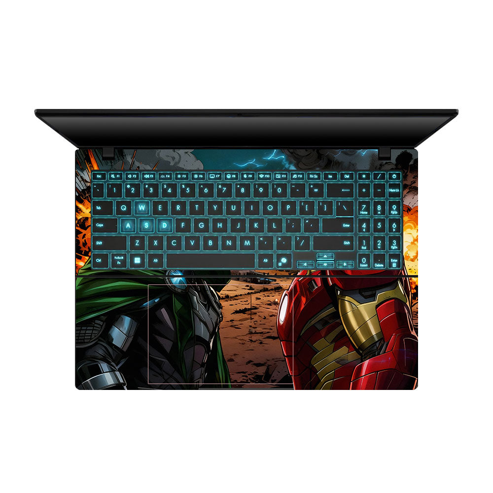 Armored Hero Showdown Asus Gaming V16 V3607 Laptop Skin
