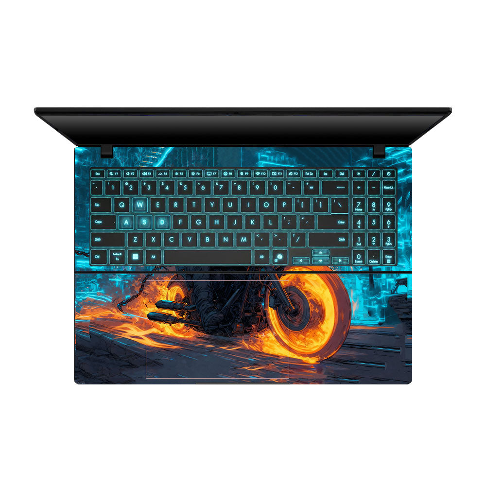 Hellfire Rider Asus Gaming V16 V3607 Laptop Skin