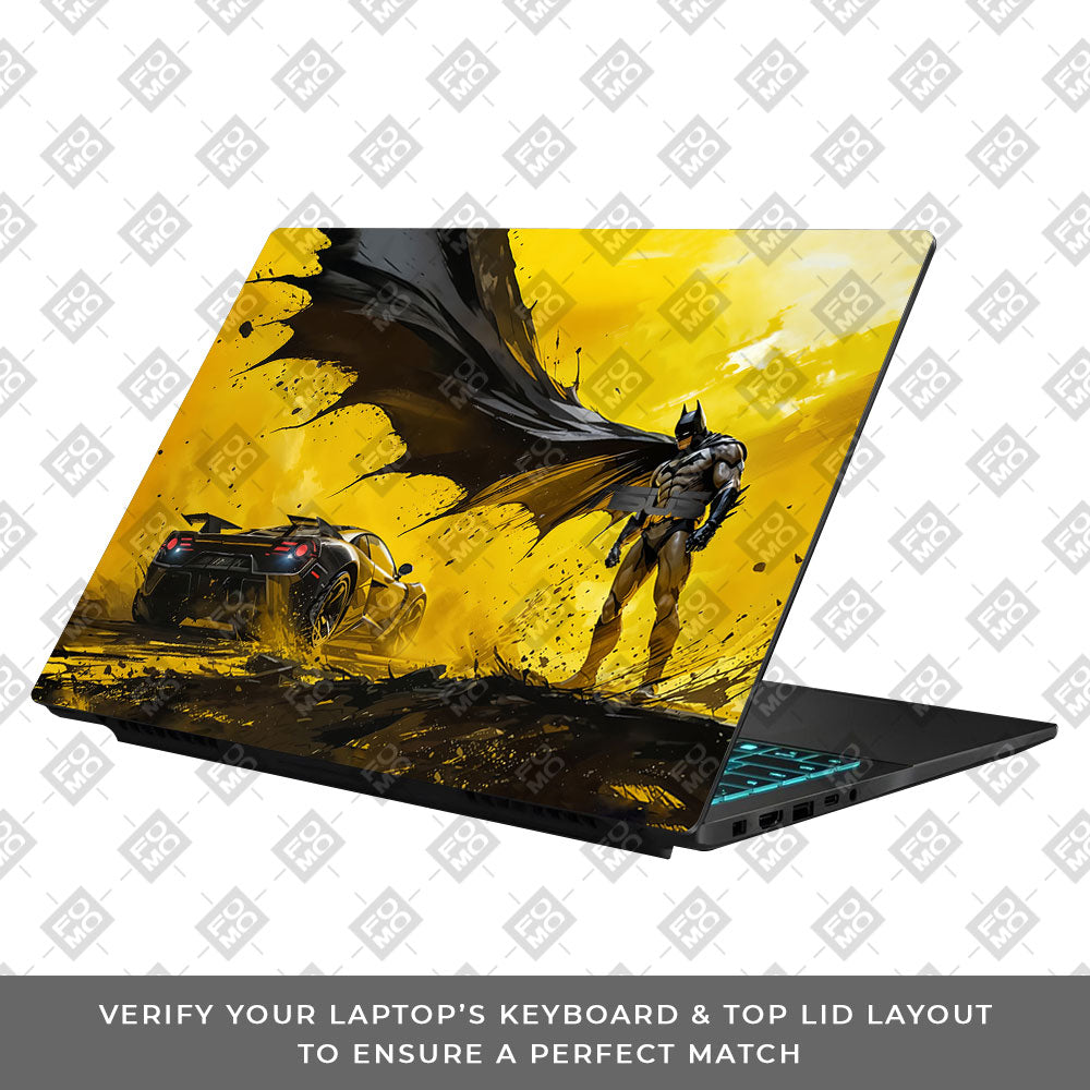 Dark Hero Velocity Asus Gaming V16 V3607 Laptop Skin