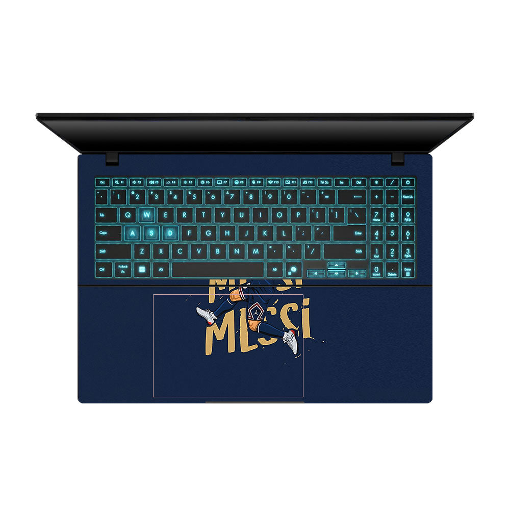 Messi Motion Masterpiece Asus Gaming V16 V3607 Laptop Skin