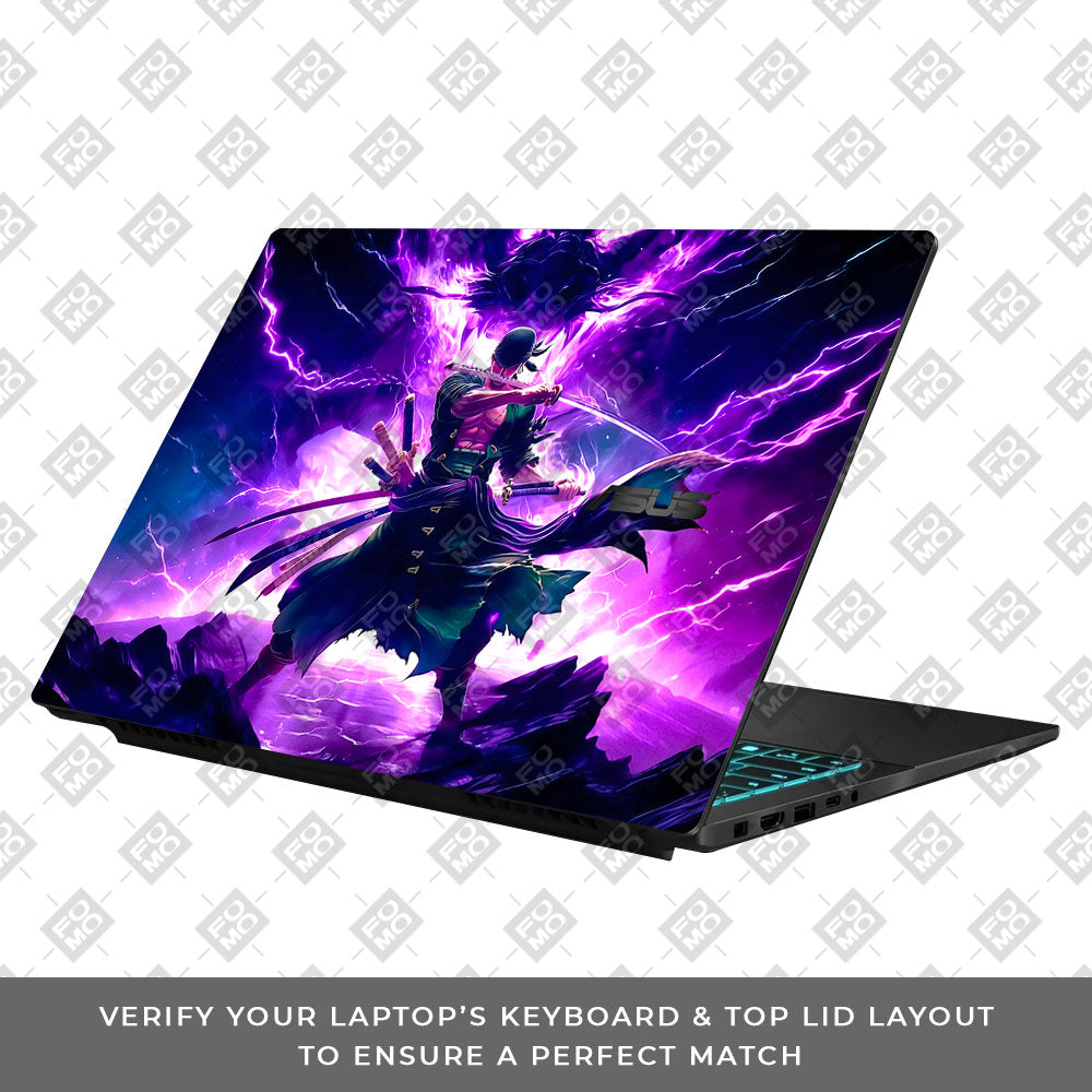 Roronoa Zoro Hell Mode Asus Gaming V16 V3607 Laptop Skin