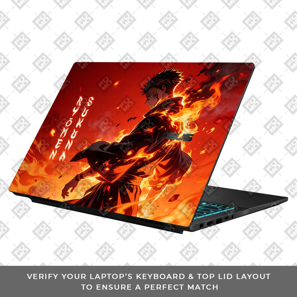 Ryomen Sukuna Lord of Curses Asus Gaming V16 V3607 Laptop Skin