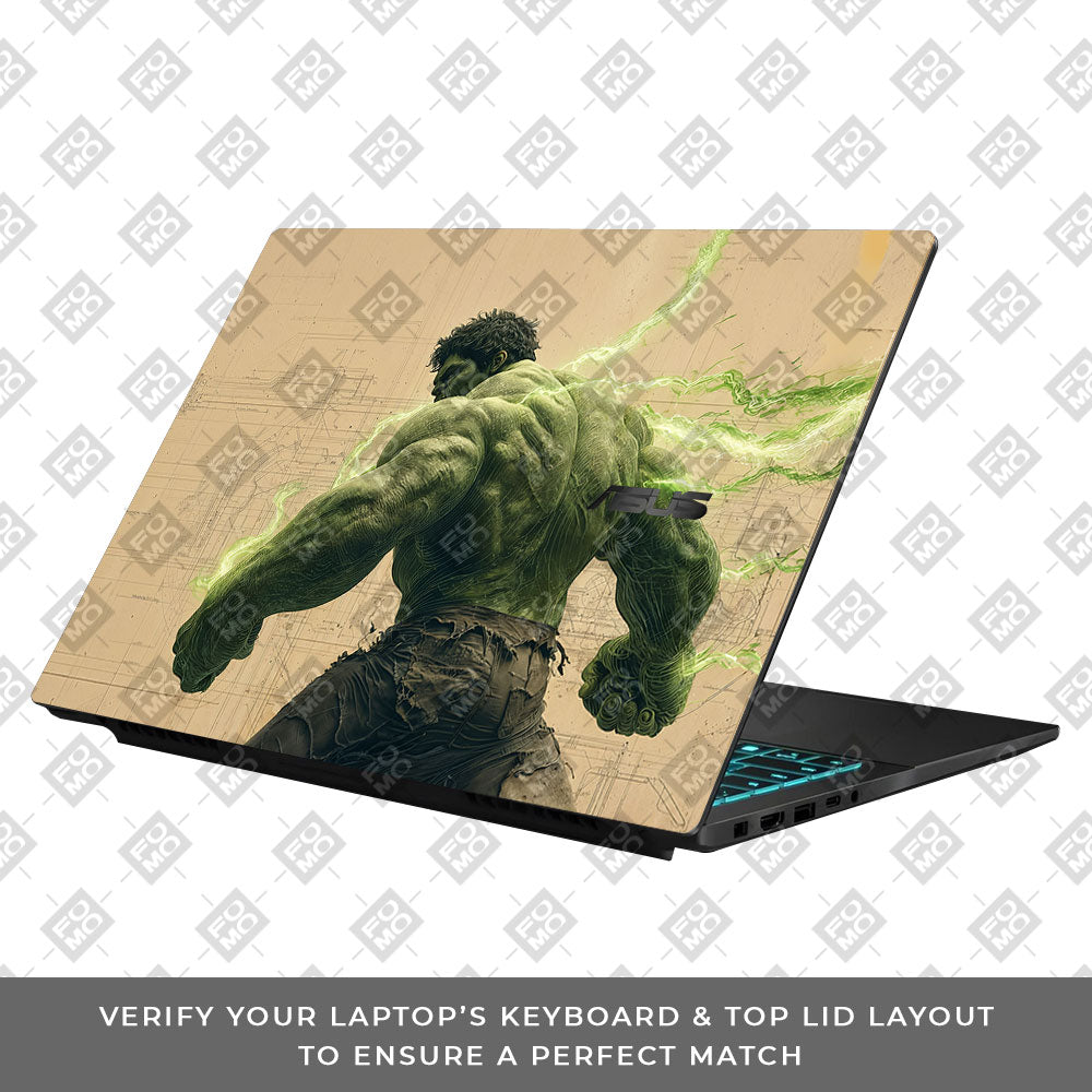 Jade Giant Unleashed Asus Gaming V16 V3607 Laptop Skin