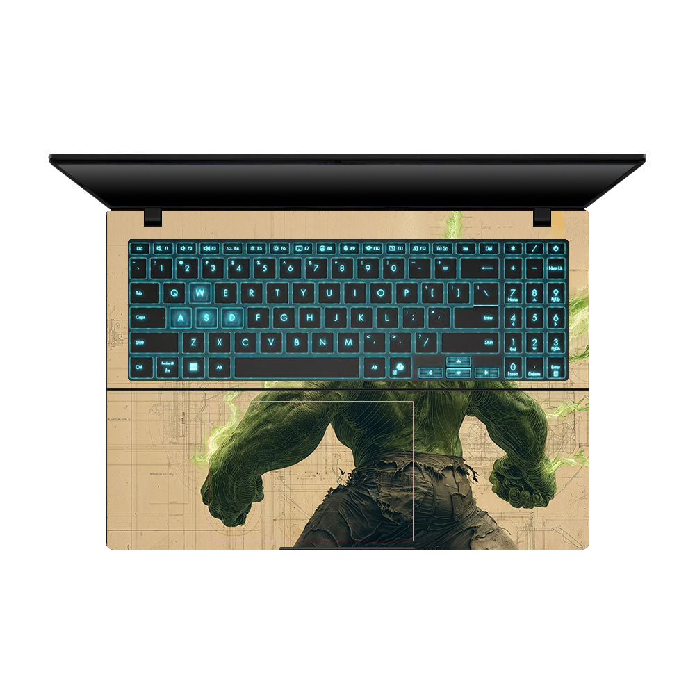 Jade Giant Unleashed Asus Gaming V16 V3607 Laptop Skin