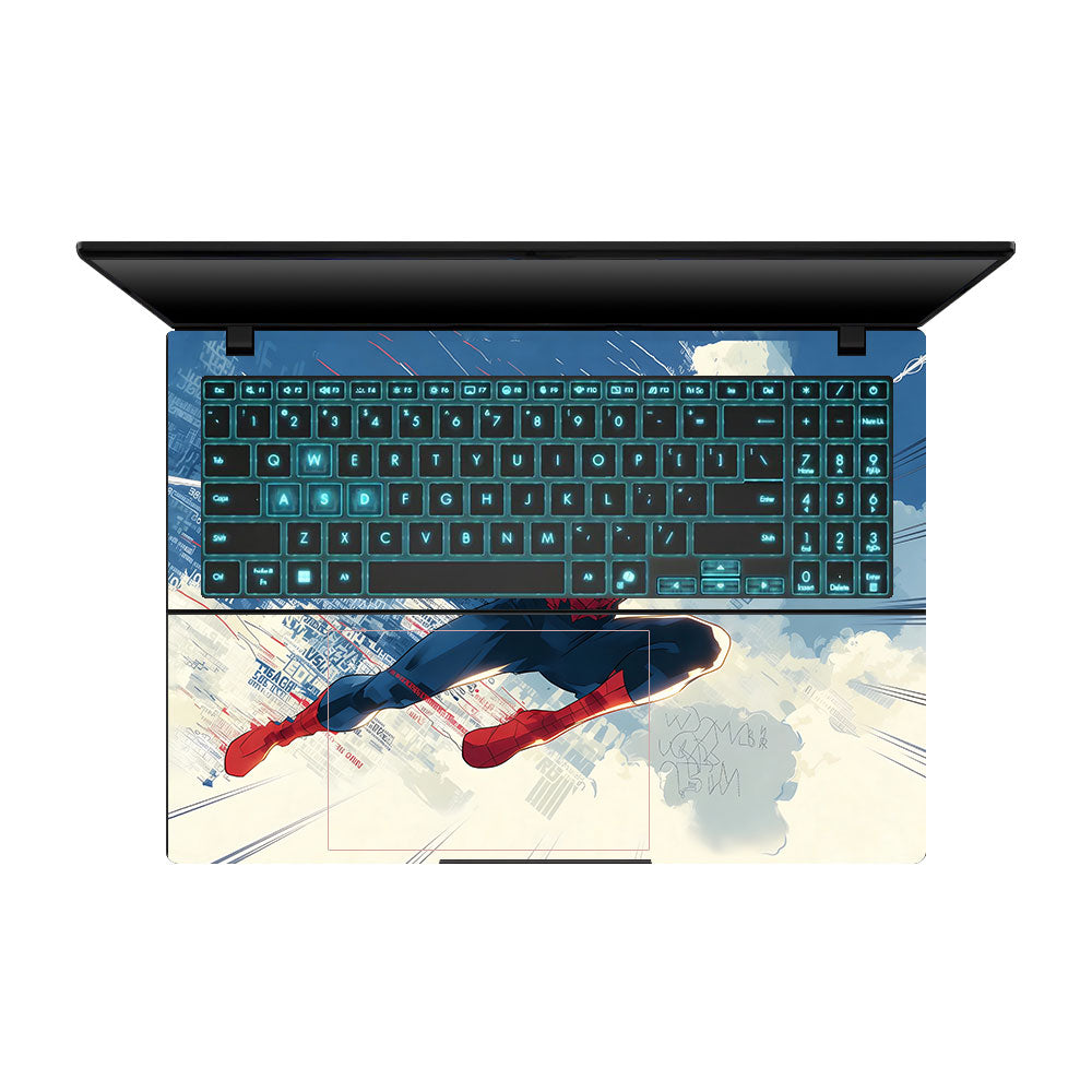 Spiderman Velocity Asus Gaming V16 V3607 Laptop Skin