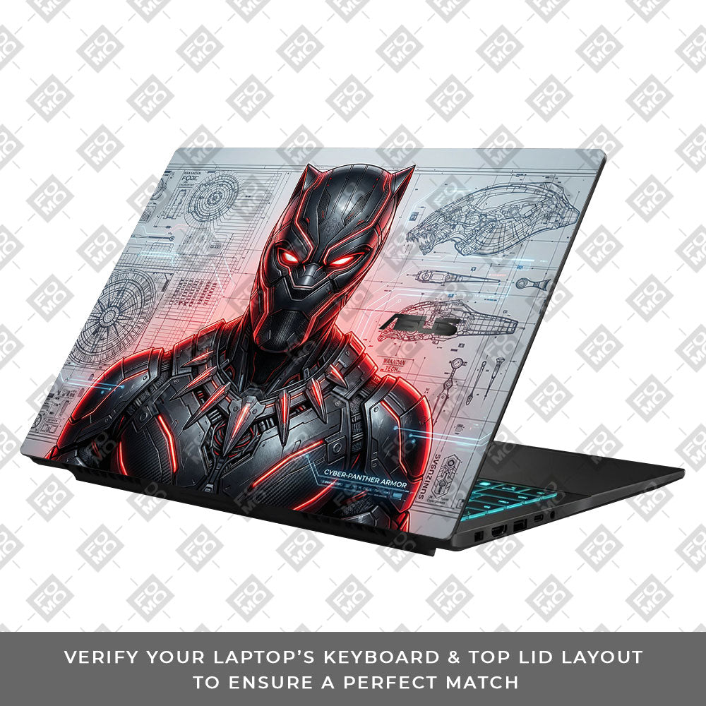 Metal Tech Superhero Asus Gaming V16 V3607 Laptop Skin