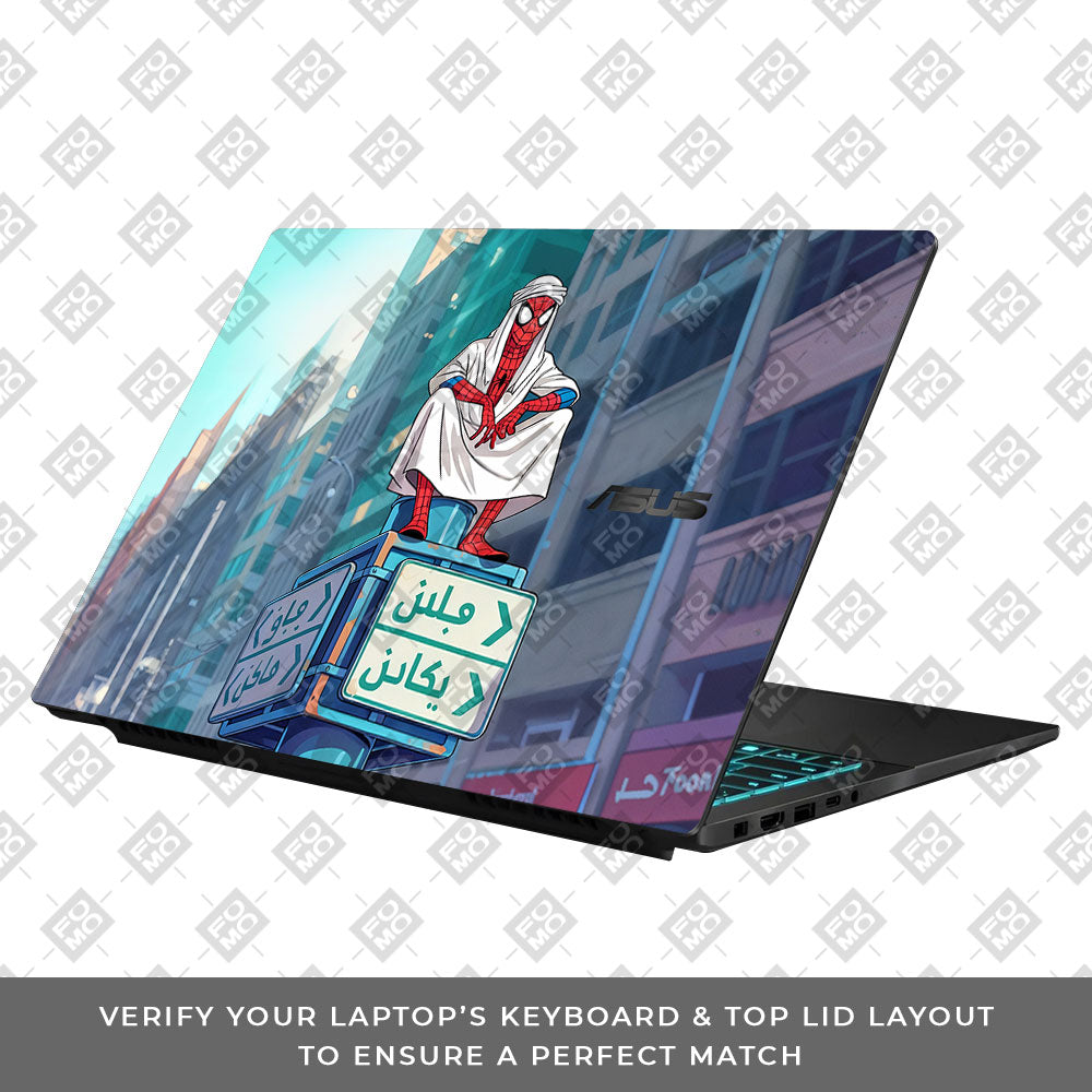 Desert Web Hero Asus Gaming V16 V3607 Laptop Skin