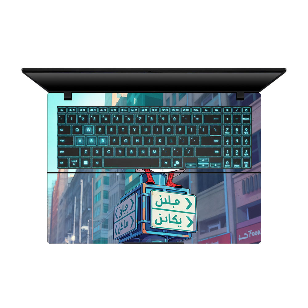 Desert Web Hero Asus Gaming V16 V3607 Laptop Skin