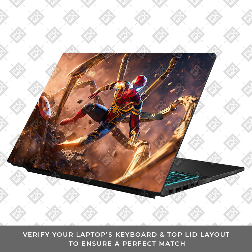 Spider Man Mech Arms Asus Gaming V16 V3607 Laptop Skin
