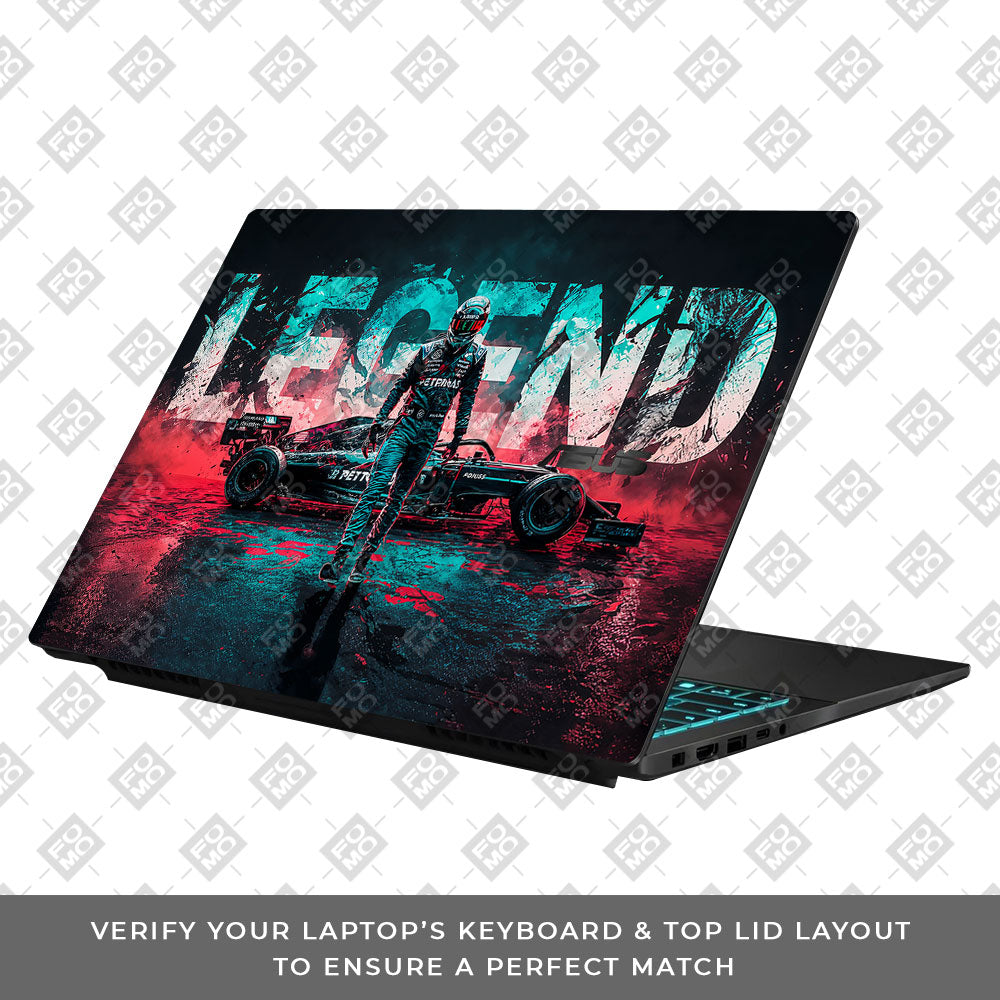 Grand Prix Racer Asus Gaming V16 V3607 Laptop Skin